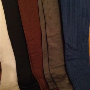 5 Pairs Leggings w/ Brighton Charms
