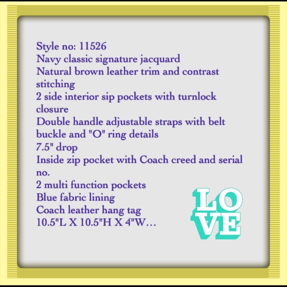 Vintage Coach Gallery Tote - Picture 2 of 9