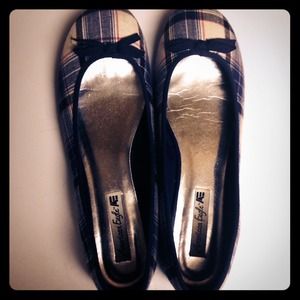 American Eagle Plaid Flats