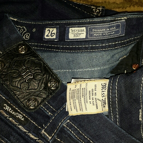 💙 ☆HP☆ NWOT Crystal & Silver Dark Bootcut - Picture 4 of 4