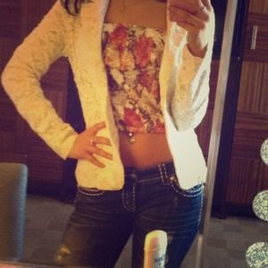 Flirty floral crop forever21