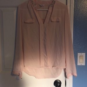 Pink long sleeve shit(: