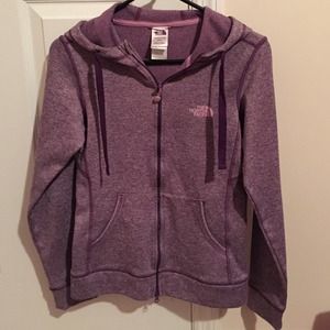❌SOLD❌ The North Face purple zip up hoodie