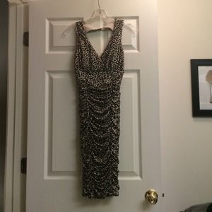 Cocktail Cheetah inspired cocktail dress