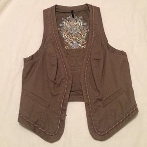 Brown vest