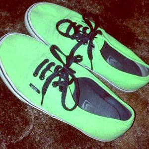 Neon Green Vans