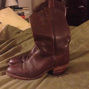 New soled vintage frye cowboy boots