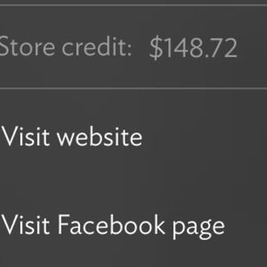 Store credit!!! Sell or trade!