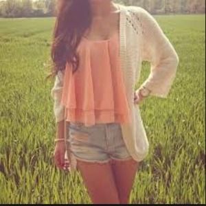 Ruffle floral tank top