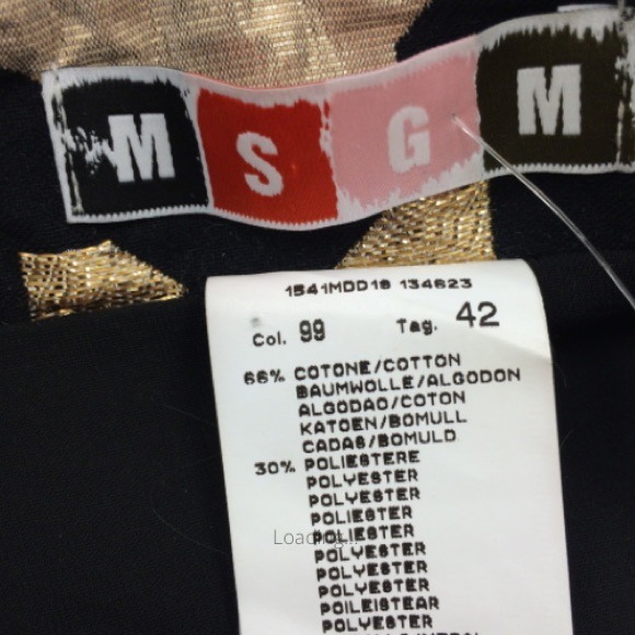 MSGM Metallic Skirt - Picture 3 of 3