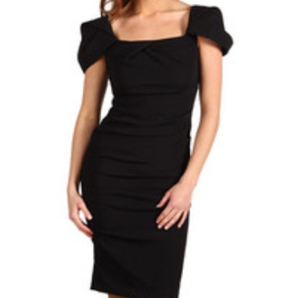 Nicole Miller Dresses & Skirts - Nicole Miller Puff Sleeve Stretch Dress