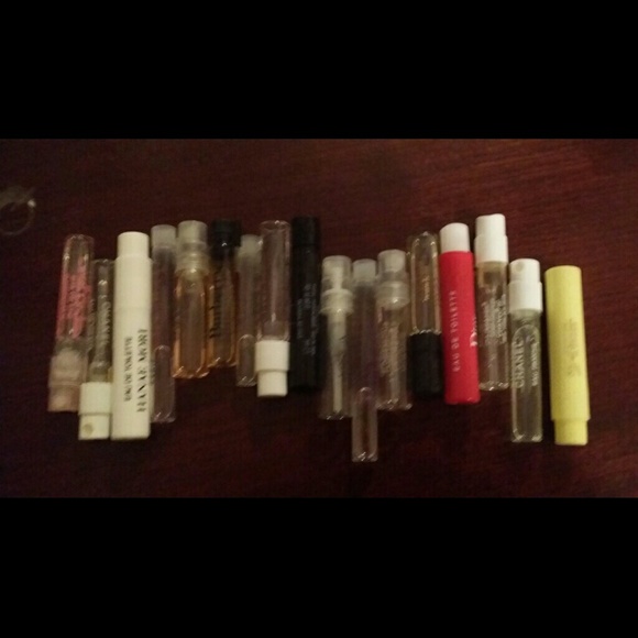 Variety of women's perfumes