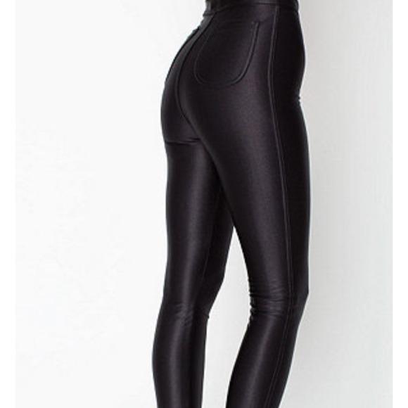 AA black disco pants new size XS