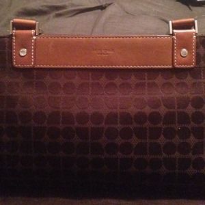 Kate Spade Brown Dot Noel Satchel