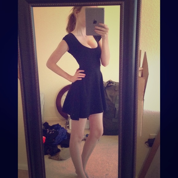 Cross back dress