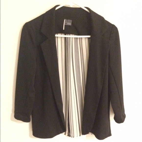 Sparkle&Fade blazer in black and white print