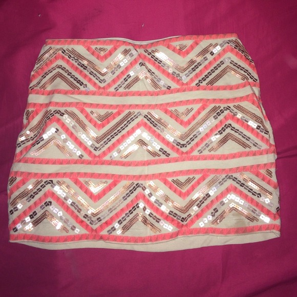 Express multicolor Sequin Skirt !!