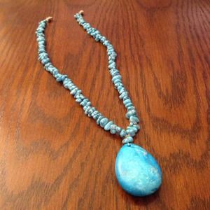 Sold in Bundle - Turquoise Stone Necklace