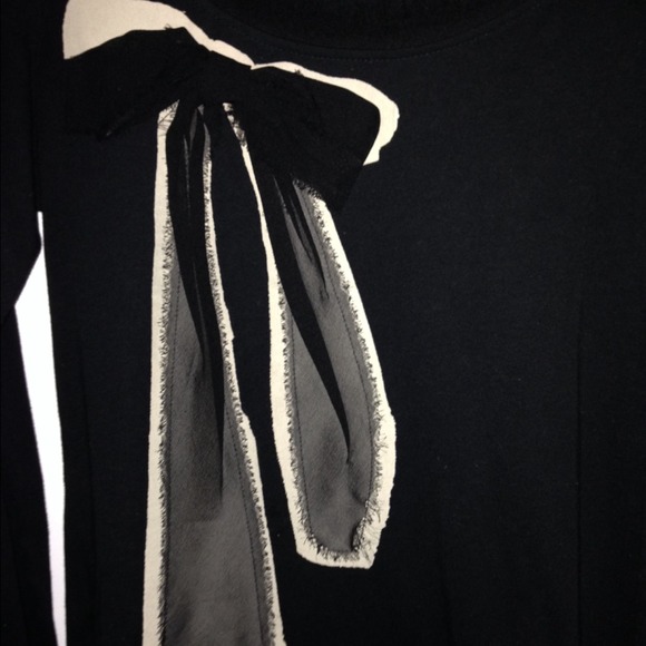 Banana Republic Long Sleeve Top with Silk Bow