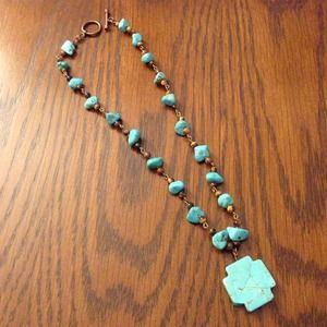 Sold in Bundle - Turquoise Stone Necklace