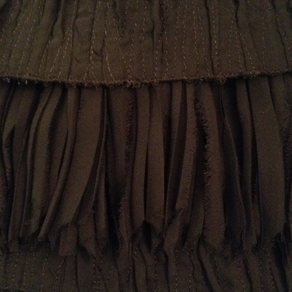 Black Ruffle Skirt - Picture 2 of 3