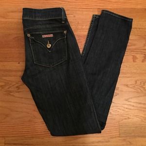 Hudson skinny dark wash jeans