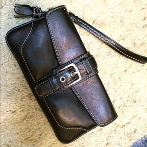 Authentic Coach Wristlet Wallet