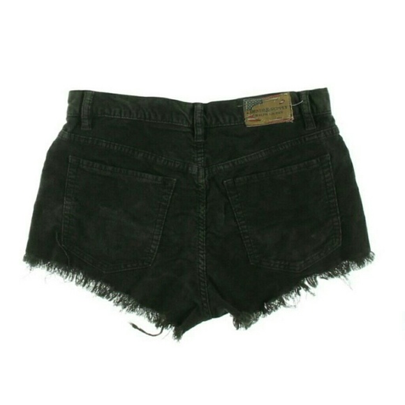 NWT - RALPH LAUREN Gray Corduroy Cutoff Shorts - Picture 2 of 2