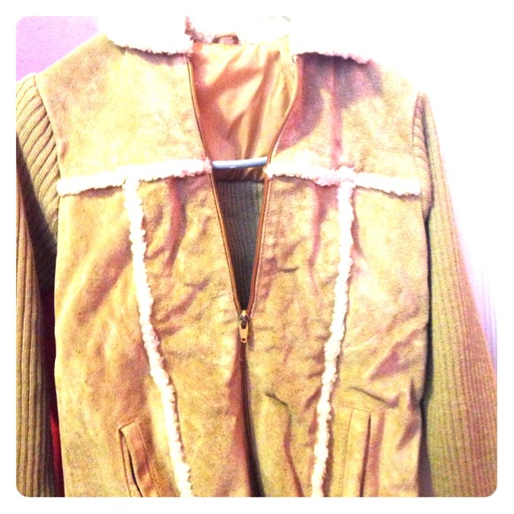 Wool coat. Feels great when worn