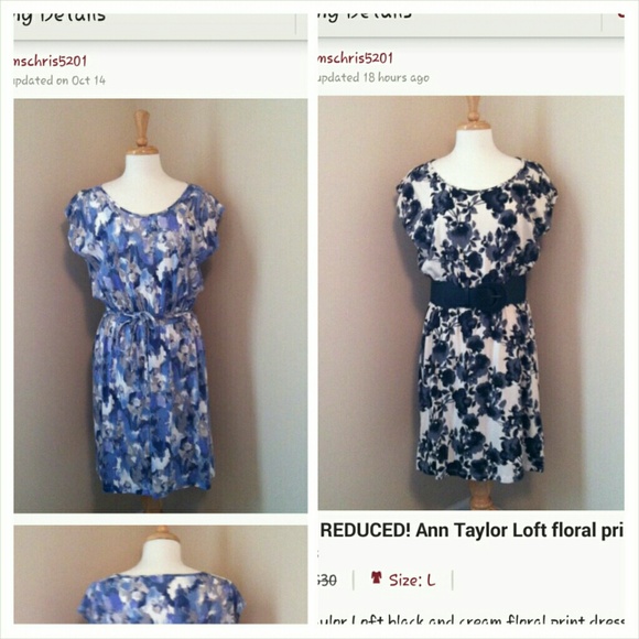 Ann Taylor Floral Dress Bundle