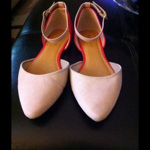 Dollhouse Nude and Pink Flats Size 10