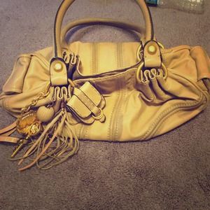Brown Leather Juicy Couture Shoulder Bag