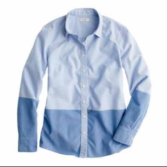 Sold jcrew color block boy shirt size 00