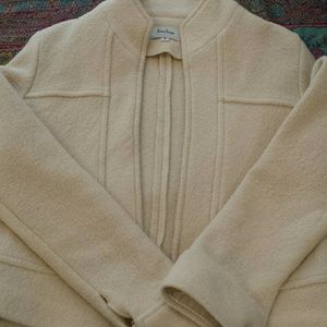 Neiman Marcus short off white jacket