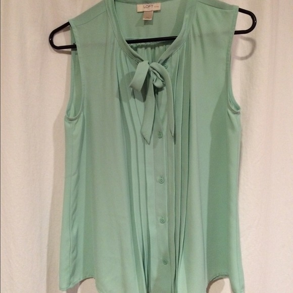 Mint sleeveless top