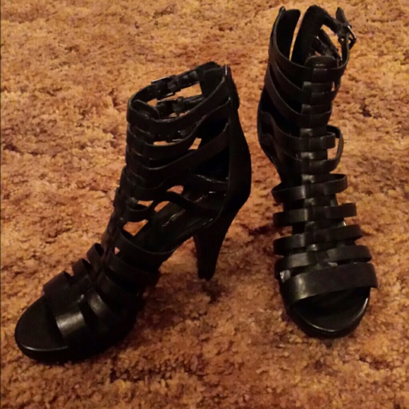 Cute strappy gladiator heels.