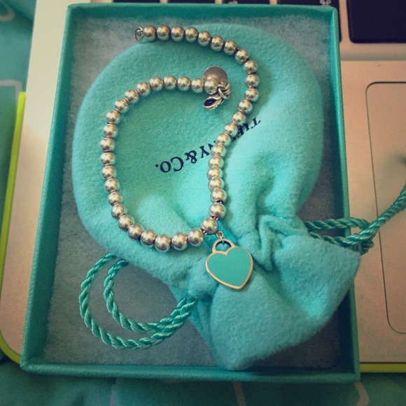 Tiffany mini heart bracelet. Barely worn