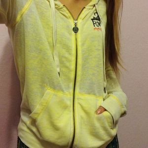 Burnout zip up hoodie