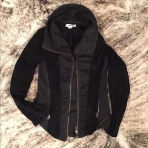 Final SALE Helmet Lang Asymmetrical Leather Jacket