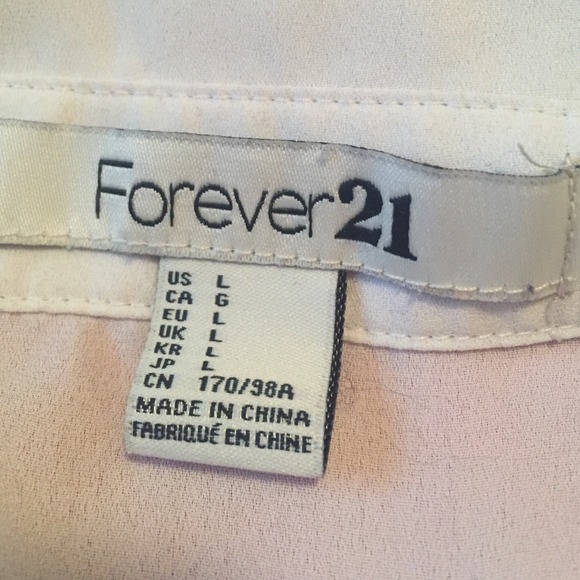 Color blocked chiffon button down - Picture 2 of 3