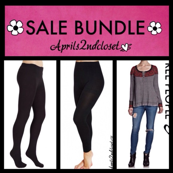 Free People Sweaters - Free People Henley Sweater & 2 Pairs Fleece Lined