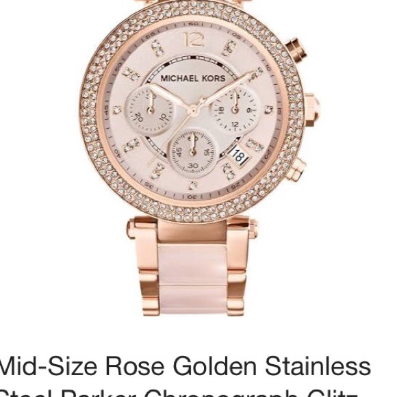 Rose Gold Parker Michael Kors Watch