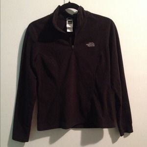 North Face Black Fleece Quarter Zip
