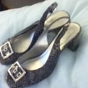 AK Anne Klein sling back shoes
