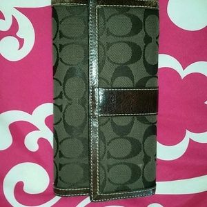 Authentic coach wallet