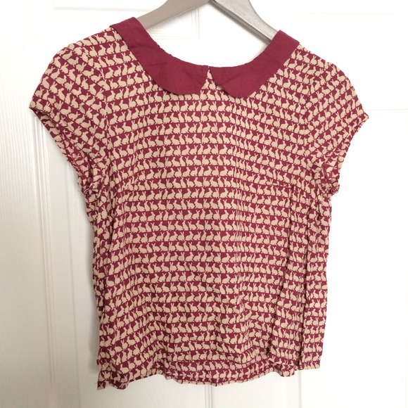 Bunny print crop top