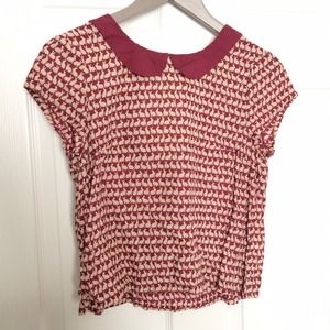 Bunny print crop top