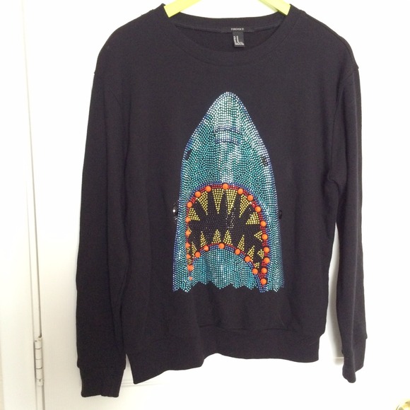 Shark pullover sweatshirt