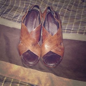 Born Leather Wedges