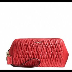 SOLD Coach Madison Gathered Twist LG Wristlet